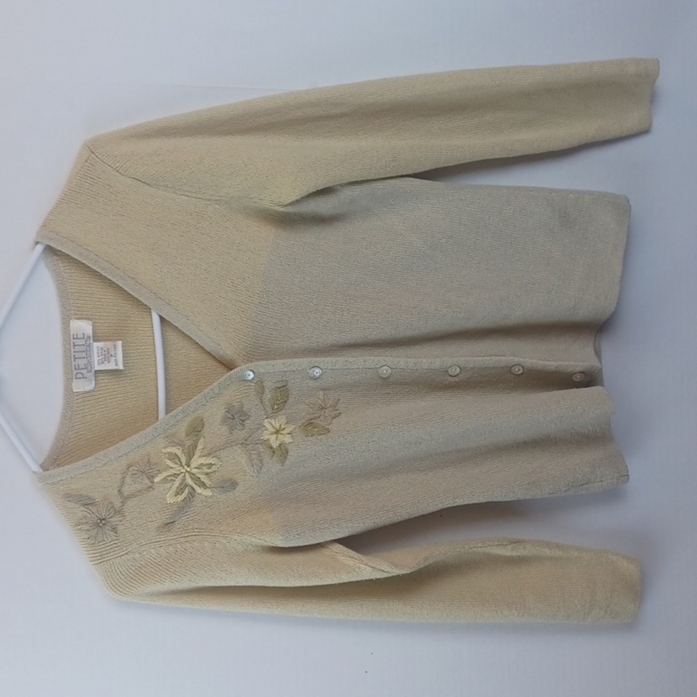 Petite Sophisticate Women's Sweter / Size S / Color Tan - Brown
